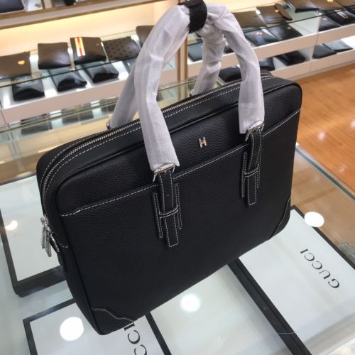 2021秋冬 エルメス HERMES ビジネスバッグ ダブルファスナー使用 希少価値大 エルメスブランド コピー